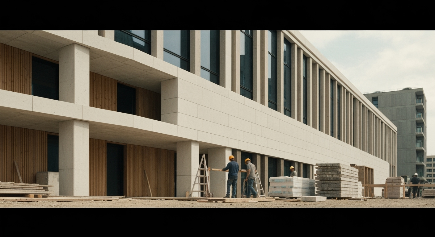 office building of construction companies